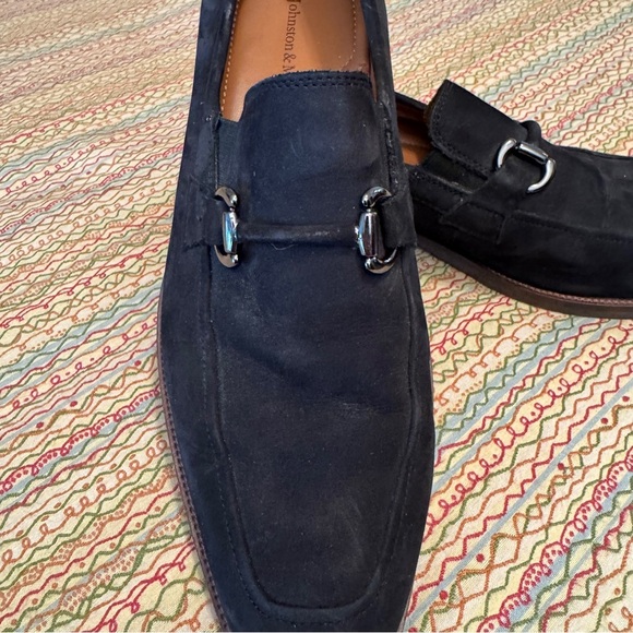 Johnston & Murphy Everett Suede Bit Loafers Size 9m main image 10